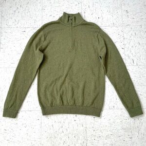 PATAGONIA QuarterZip Front Mockneck Lambswool  Mens Medium